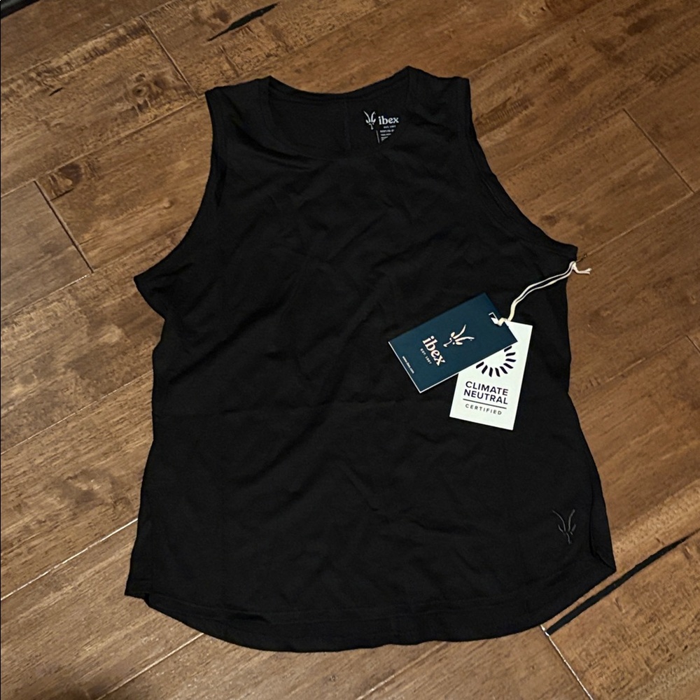 Ibex Classic Black Sleeveless Top